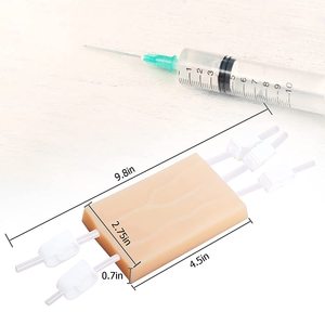 แผ่นฝึกการฉีดแผ่นซิลิโคนสำหรับฝึกปฏิบัติผิวมนุษย์สำหรับฝึกหัดฝึกหัดทางการแพทย์โดย vaslcare - Product Image 1