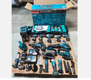 15 Pc Cordless Power Tool Combo Kit Brushless Electric <b>Drill</b> Set Makita LXT Portable <b>Hand</b> Tool Kit - Product Image 1