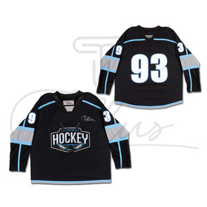 Nuevo Diseño de Jersey de Hockey sobre Hielo 100% Poliéster Transpirable de Secado Rápido Servicio OEM Personalizado TELLUS APPAREL Precio Económico al por Mayor - Product Image 6
