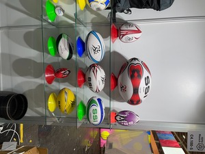 Pelotas de rugby Union nuevas y de moda hechas de caucho PU de calidad superior con agarre de larga duración tamaño-5 - Product Image 2