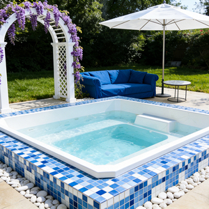 Piscine et SPA en fibre de verre écologiques, directement de l'usine, avec jets personnalisables, éclairage LED, résistants aux UV, pour enfants et maisons de luxe - Product Image 6