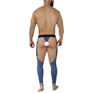 Tanga de Hombre con Bolsa Delantera, Cintura Baja, Tejido Transpirable de Punto, Estilo Jean - Product Image 2