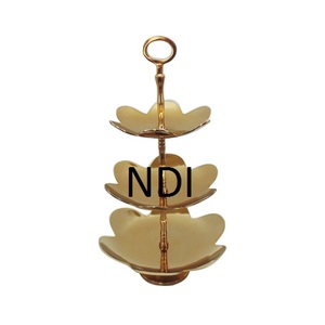 Aluminium Metal Round Shape <b>Cake</b> Stand for Birthday Party <b>Cake</b> Serving and Decorating - Product Image 1