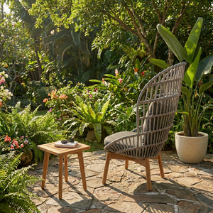 Meubles de jardin nordiques de luxe modernes, vente en gros directe d'usine à prix abordable, chaise d'extérieur en corde tressée, canapé de patio pour villa, vente chaude directe usine - Product Image 4