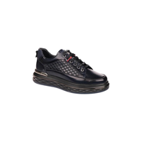 Baskets décontractées en cuir pour hommes M1075, automne-hiver, antidérapantes, logo triangulaire V, lacets plats, semelle EVA, talon bas, à lacets, vente en gros, export
