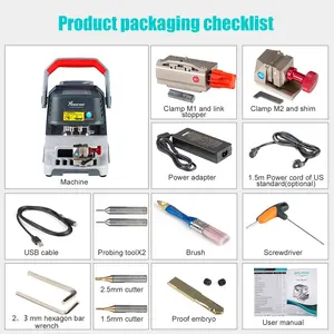 Xhorse XP005 Key Cutting Machine Locksmith Tools VVDI Key Tool Max Pro Car Key Cutting Machines With Programmer