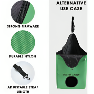 Sac à foin de couleurs personnalisées de qualité supérieure pour chevaux avec tissu airflow Nylon, sacs à foin à alimentation lente pour chevaux, sacs à foin pour chevaux - Product Image 4