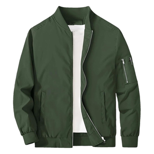 Chaqueta universitaria de béisbol de diseño personalizado para hombre, recién llegada, cuello redondo informal para invierno, Color sólido de Bangladesh - Product Image 1