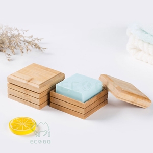 Jabonera de Bambú Natural de Secado Rápido para Baño, Lavabo y <span class=keywords><strong>Ducha</strong></span> - Product Image 2