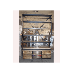 Customizable Antique <b>Wooden</b> <b>Ladder</b> Bookrack Durable Industrial Furniture for Home Iron <b>Wooden</b> Indoor Furniture Exporter Factory - Product Image 2