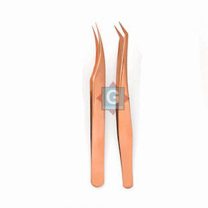 Meilleure vente en gros prix 2 pièces ensemble pince à cils en acier inoxydable Instruments de beauté - Product Image 3