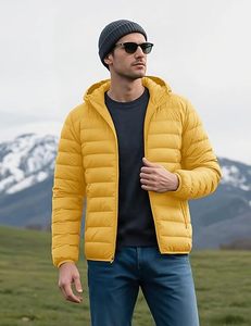 2025 Cálido impermeable ligero aislado invierno prendas de vestir exteriores moda Streetwear a granel al por mayor - Product Image 3