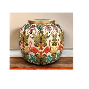 Jardinière en métal pour la décoration de la maison et du jardin, décoration de banquet d'hôtel, style unique, pot de fleurs en métal émaillé - Product Image 2