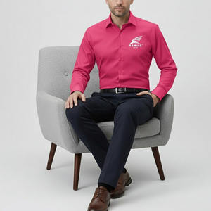 Most Popular Formal <b>Dress</b> Shirts Regular Fit Long Sleeve Business Shirts For Men Polyester Business Formal Shirts/Stock. - Product Image 5