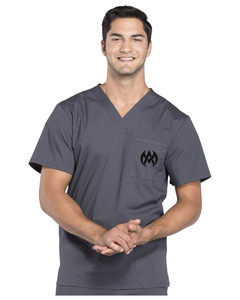 Venta al por mayor personalizado Scrubs para enfermería profesional clínico médico Scrubs de calidad superior de los hombres con cuello en V Scrub 4 bolsillos uniforme - Product Image 1
