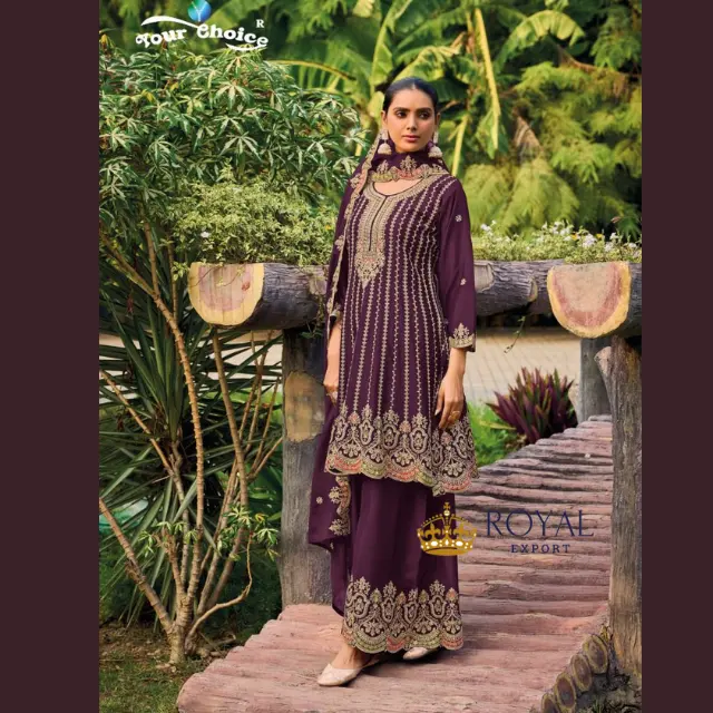 New Your Choice Korra Chinnon Designer Salwar Suits Wholesale Bridal Salwar Kameez in Surat