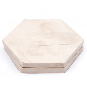 Posavasos de mármol natural, alfombrillas de piedra redonda duraderas para bebidas, almohadillas de cocina de mesa clásicas - Product Image 4