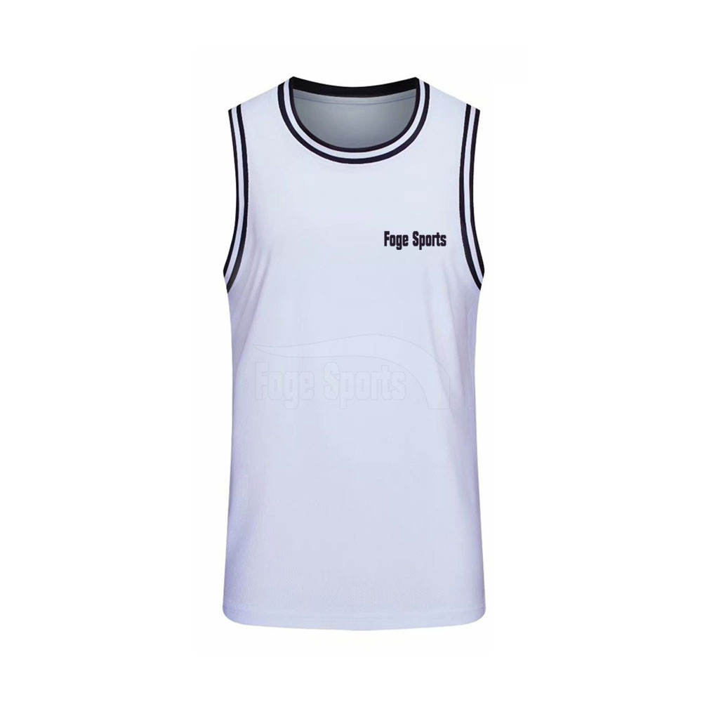 White Color Basketball Jersey Designs Custom Wholesale