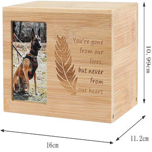 Urnas de madera para cremación, urnas decorativas grandes hechas a mano para hombres y mujeres adultos, cenizas de tamaño pequeño - Product Image 2