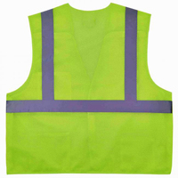 Chaleco DE SEGURIDAD reflectante transpirable de alta visibilidad para trabajo al aire libre Ropa de trabajo cómoda con bolsillos