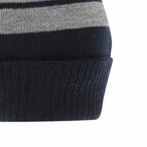 Custom Logo Ribbed Merino <b>Wool</b> <b>Beanie</b> Cap Luxury Warm Solid Color Knit Cuff Style Winter Wear Wholesale Supply - Product Image 5