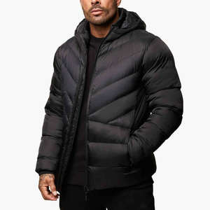 Blouson matelassé coupe-vent pour homme, style urbain, col montant, personnalisé, haute qualité, conception OEM sur mesure, pour le printemps - Product Image 5