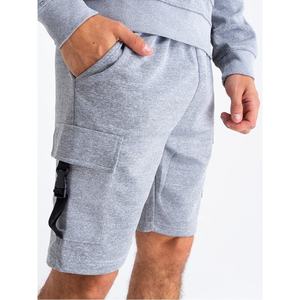 2026 Men's Summer Breathable Custom Printed Two-Piece Street Style <b>Set</b> in Polyester/Cotton 240GSM <b>Knitted</b> Fabric Seamless Fusing - Product Image 3