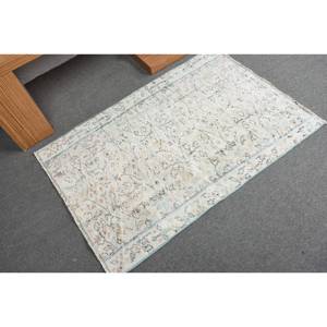 Alfombra turca Vintage blanca moderna 29X41 pies Área grande Estilo clásico Patchwork abstracto Rectángulo Pasillo Lana Alfombra de habitación de látex - Product Image 2