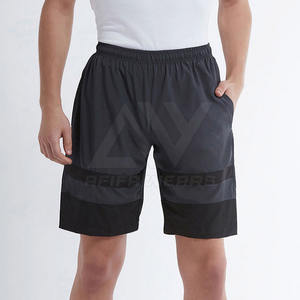 กางเกงขาสั้นผู้ชายเอวยางยืดระบายอากาศลายถนนสูงกางเกงผ้าฝ้าย100% ดีไซน์ตามสั่ง - Product Image 2