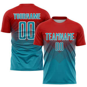 Camiseta de fútbol ligera personalizada Athletic Fit con gestión de la humedad Kit de torneo de diseño sublimado para ropa de equipo - Product Image 5
