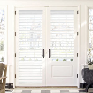 ستائر فاخرة نافذة غرفة المعيشة محرك ذكي واي فاي ستائر <span class=keywords><strong>Shangrila</strong></span> كهربائية بمحركات أفقية شفافة ثلاثية الظل أعمى - Product Image 5