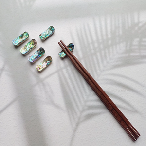 Eco-Friendly Mother of Pearl <b>Chopstick</b> Stand - Sustainable Handmade Shell Inlay <b>Rest</b> Vietnam Handicrafts - Product Image 2