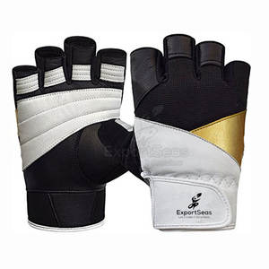Gants en cuir de fitness respirants Gants en cuir de fitness fabriqués en gros Gants en cuir de fitness taille personnalisée - Product Image 1
