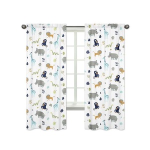 Rideaux de feuille d'arbre imprimés sur mesure pour fenêtre 2 pièces de couleur marron taille 4 pieds x 5 pieds pour le salon rideaux de style européen - Product Image 3