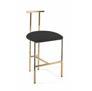 Modern Gold Tufted <b>Velvet</b> Fabric <b>Coffee</b> <b>Table</b> Adjustable Industrial Bar Stool Home Furniture Durable Metal Aluminium Kit - Product Image 6