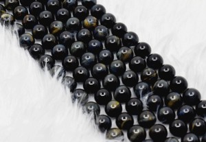 Cuentas Redondas de Obsidiana Dorada Natural de 8mm, de Alta Calidad, para Sanación, las Más Vendidas, Piedras Preciosas Puras a Precio de Mayoreo - Product Image 4