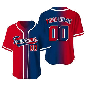 Dernier modèle de maillot de baseball personnalisé Maillot de baseball homme cousu à séchage rapide personnalisé à vendre - Product Image 5