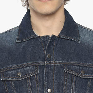 Nouvelle veste en jean pour homme, design moderne, couleur unie, streetwear, veste en jean pour homme - Product Image 6