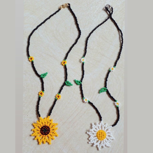 Collar de cuentas de semillas de cristal en capas multicolor hecho a mano, joyería de moda personalizada para venta al por mayor y reventa - Product Image 5