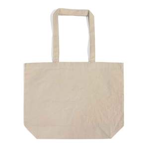 Large Size Solid Color Canvas Tote <b>Bag</b> with <b>Long</b> Handles TG219 - Product Image 6