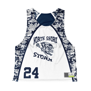 Uniforme personnalisé de football américain Uniforme de crosse à sublimation personnalisé Pinnies de vêtements de sport en gros - Product Image 5