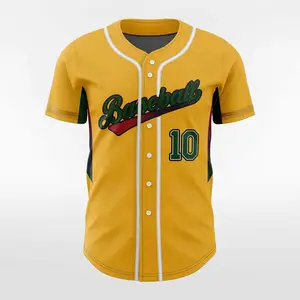 Wholesale Custom Sublimation Baseball Jerseys Youth Breathable Baseball Uniform Custom Softball Jersey for Men