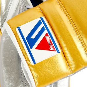 2024 nouveau dernier modèle jaune or argent gagnant des gants de boxe en cuir de vachette combat poinçonnage sport sparring gants MS-BG-09 - Product Image 4