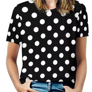 Camisetas Vintage con estampado 3D para mujer, camisetas informales de verano de manga corta para mujer, camisetas con cuello redondo, camisetas Harajuku, ropa femenina - Product Image 6