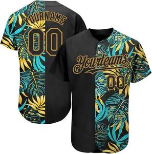 OEM Custom Made Your Propre Design Sublimation Impression Numérique Cousu Respirant Baseball Jersey mer baseball jersey - Product Image 3