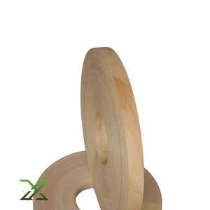 High Quality Factory White <b>Wood</b> Grain <b>Strip</b> Tape Mdf Trim Plywood Pvc Edge Banding for Home Furniture Edge - Product Image 1