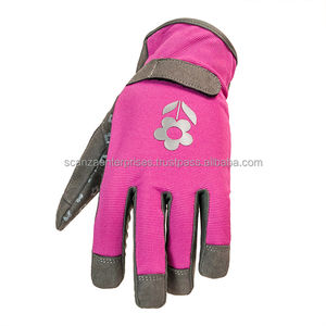 Gants de travail de jardin pour femmes fleur Silicone poignée paume respirant tissu imperméable longue manchette anti-coupure et gants de pelouse durables - Product Image 3