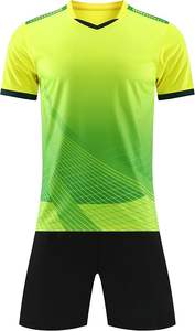 ชุดฟุตบอลสำหรับเด็กและเยาวชน3D เสื้อเจอร์ซีย์กันความชื้นแบบมีขนาดคอวีระบายอากาศได้ดีสำหรับ2-12Y - Product Image 3