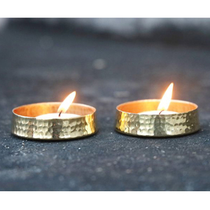Mini portavelas de cera para té, diseño martillado, hogar y oficina para decoración de candelabro votivo, precio razonable - Product Image 4