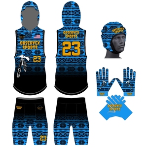 Jersey de Fútbol Americano 7v7 Personalizado para Equipos 7on7 - Estilo con Capucha de Secado Rápido, Transpirable y Ajuste de Compresión con Color Personalizado - Product Image 3